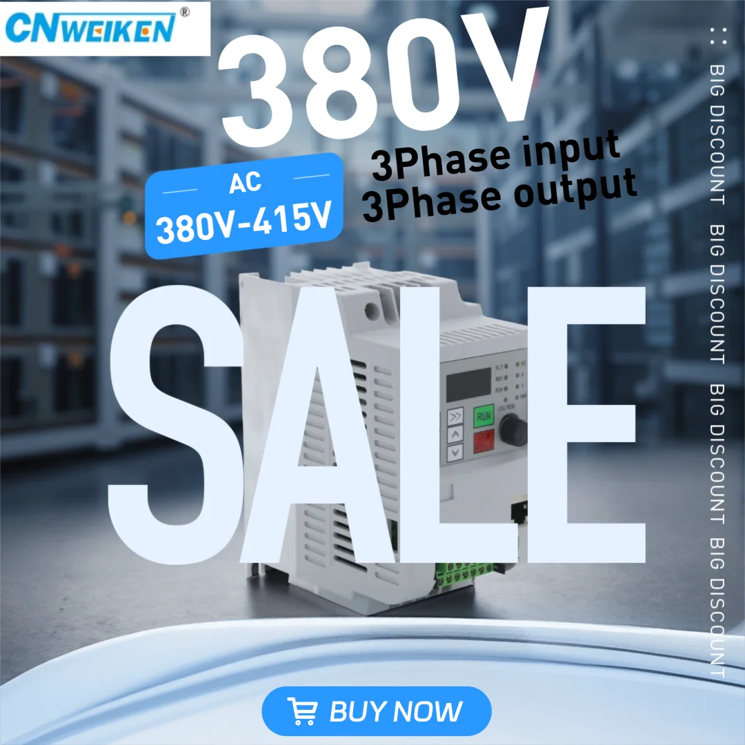 0.75/1.5/2.2/4/5.5/7.5/11KW 380V AC Frequency Inverter 3Phase Motor Water Pump Controller AC Drive Frequency Converter for Motor