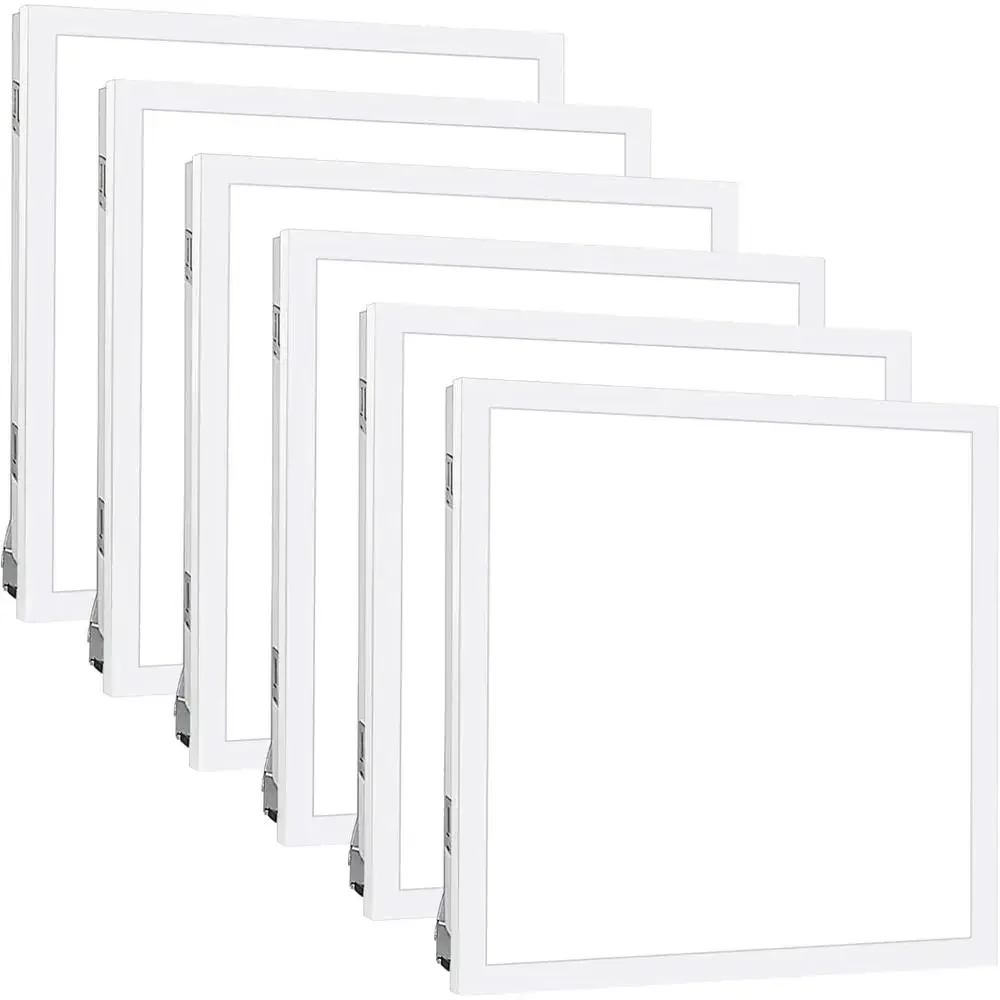 40W Dimmable LED Flat Panel Light 5000K Backlit Troffer Fixture 5200lm Energy Saving Recessed Ceiling Light Office Retail