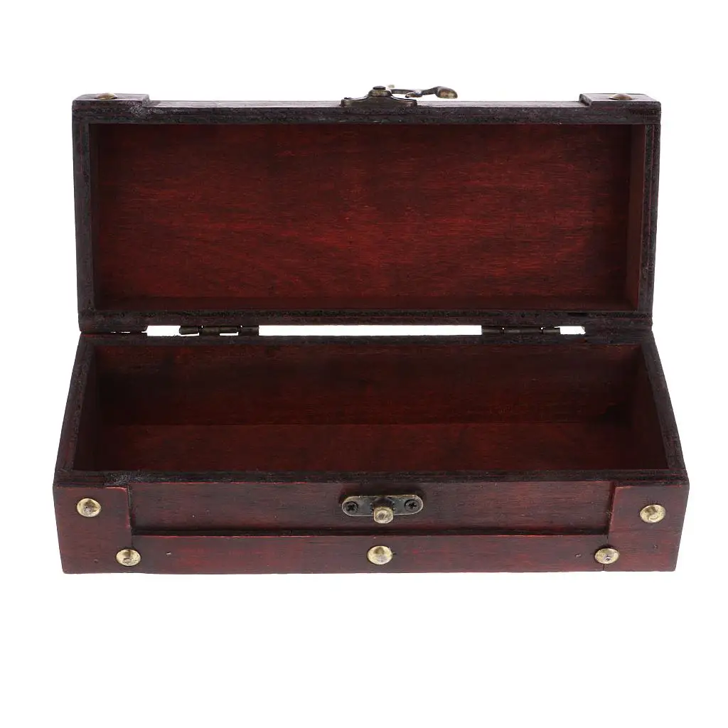 Russian Retro Vintage Style Wooden Jewelry Box Necklace Storage Box Case for jewellery earrings rings necklaces charms storage