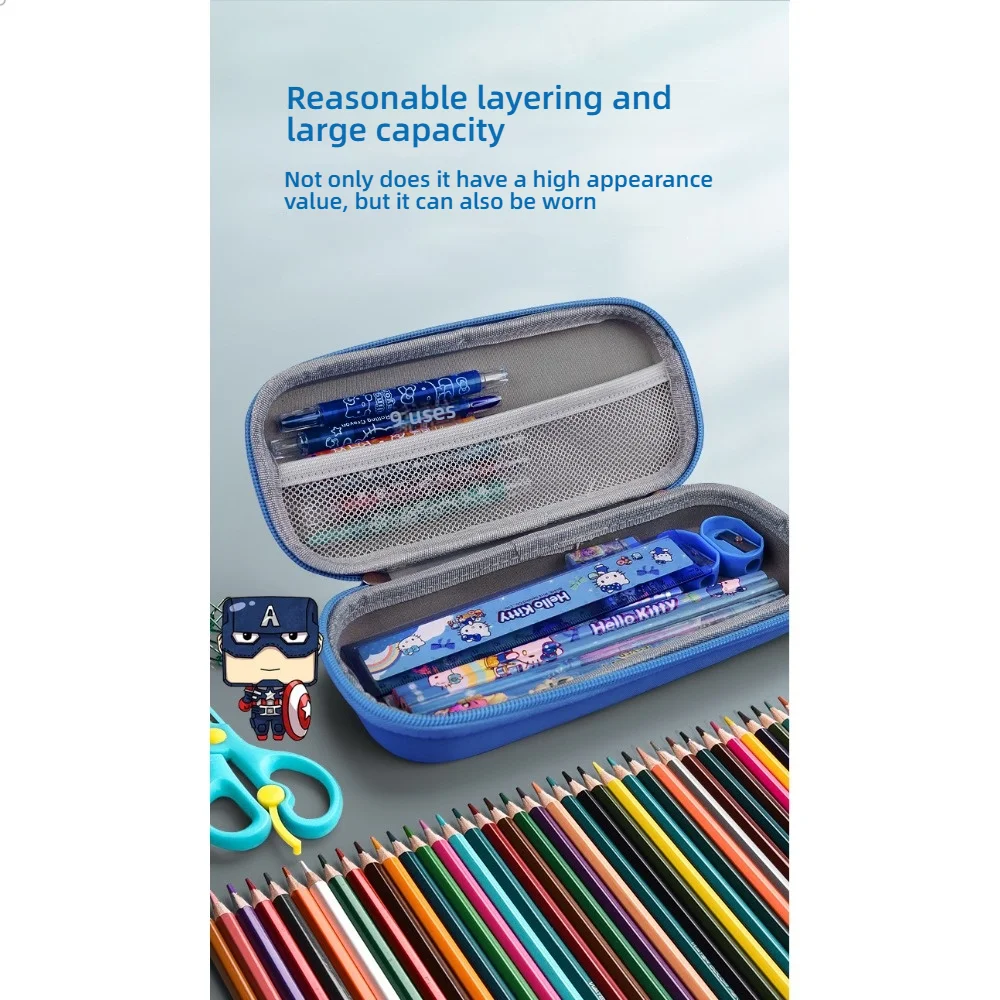 مقلمة ديزني مارفل ذا ستودنت المقاومة للماء كابتن أمريكا آيرون مان سبايدرمان مقلمة كارتونية جديدة ذات سعة كبيرة