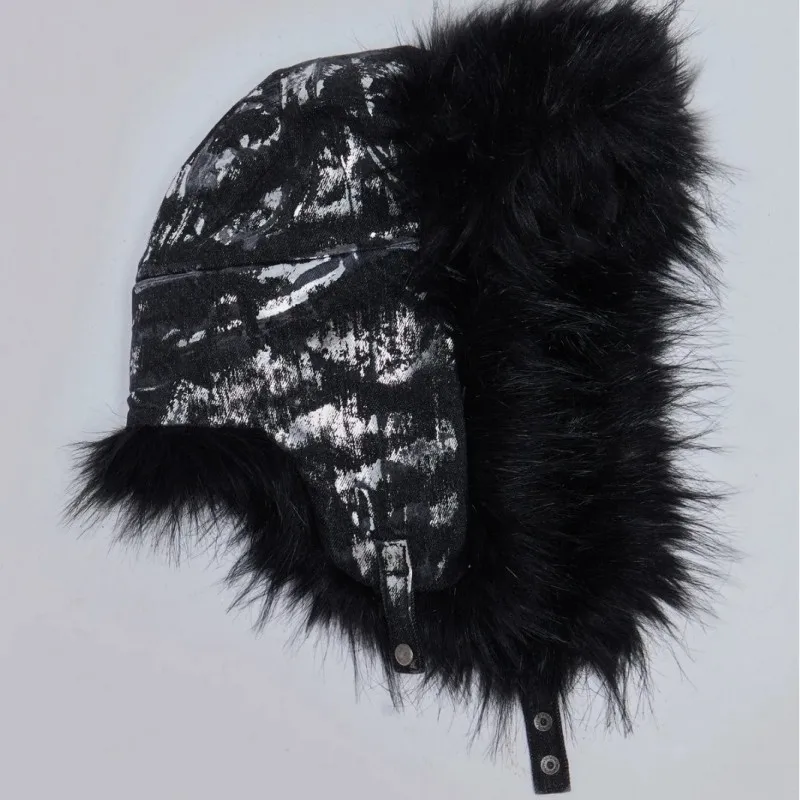 European and American Fashion Y2K High Street Ins New Lei Feng Hat Warm Harajuku Personalized Trendy Plush Hat