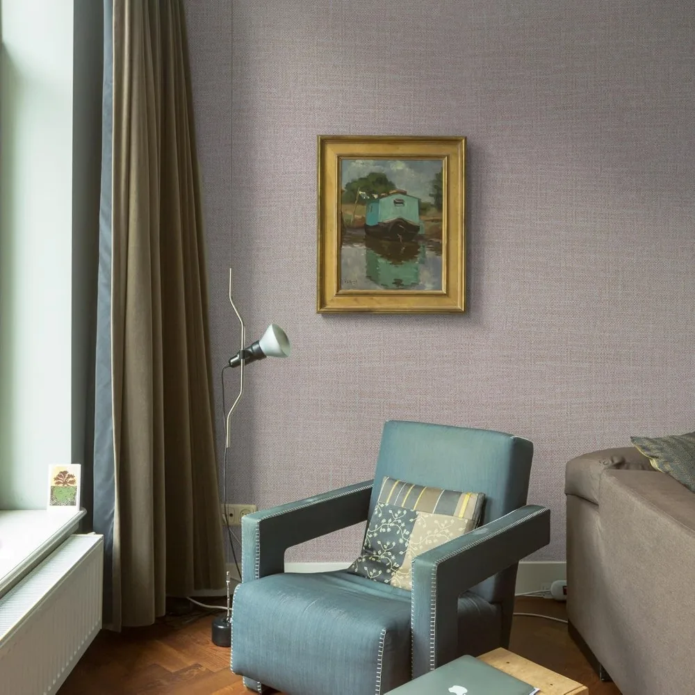 ورق جدران قابل للتقشير واللصق من الكتان الصناعي للخزائن، 23.6 بوصة × 472 بوصة، ورق اتصال من القماش المزخرف، سهل التركيب #5