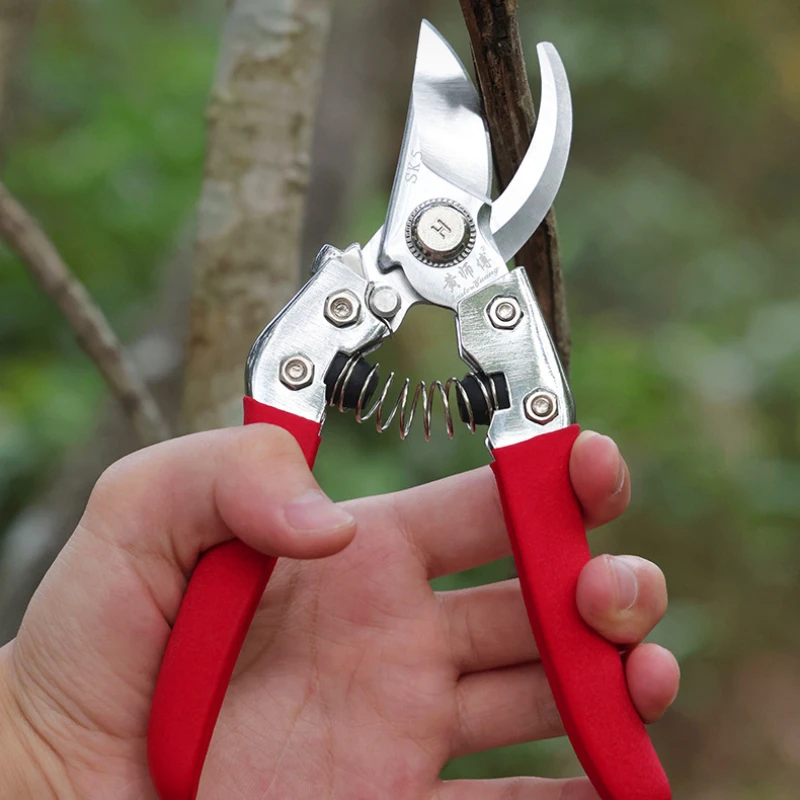 SK5 Steel Flower Pot Plant Branch Shears Tree Cutting Scissors Yard Garden Pruning Shears Fruit Tree Special Scissors