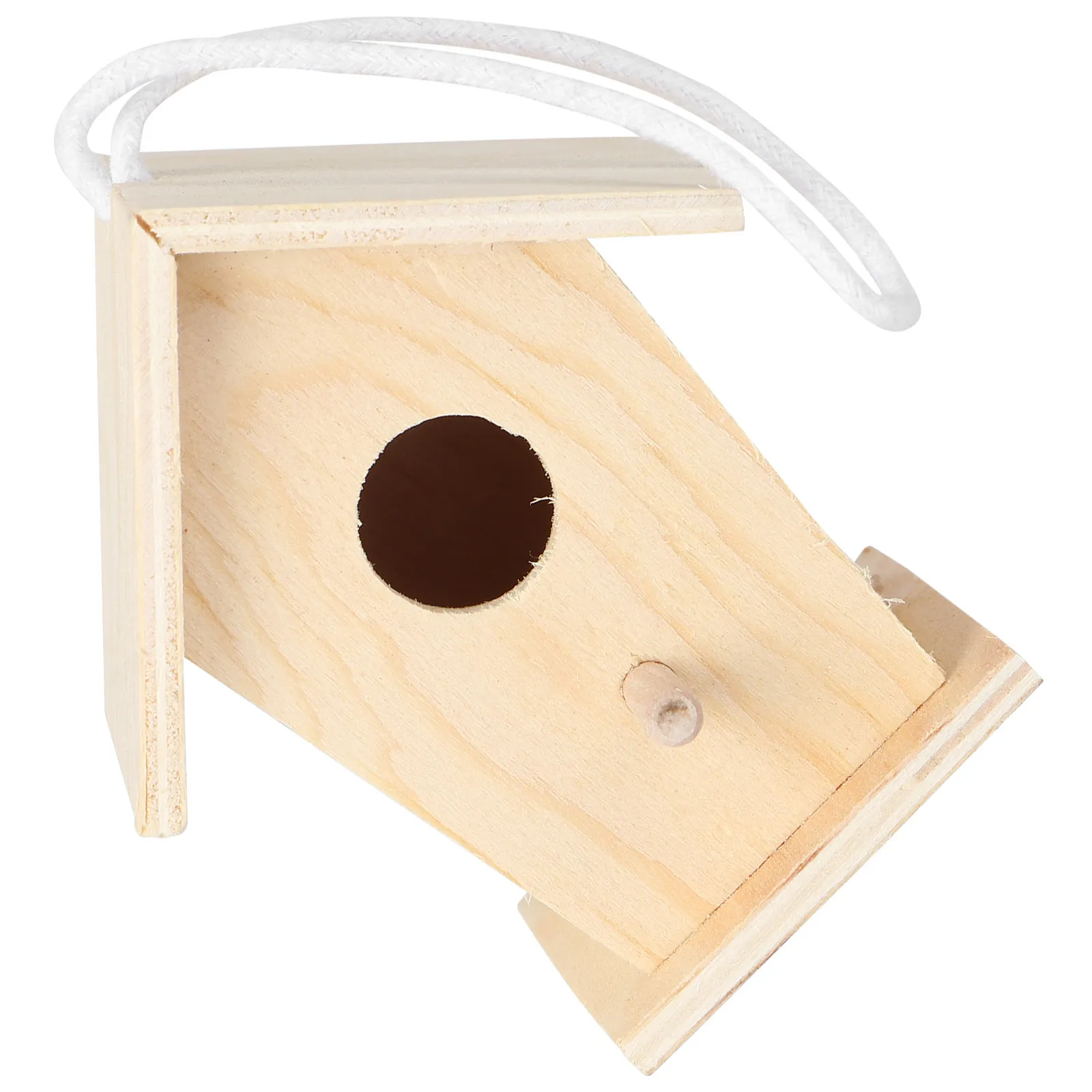 Wooden Artificial Bird Nest Decorative Prop for Indoor Outdoor Classroom Garden Wedding Decoration Simulated Nest Craft Supply