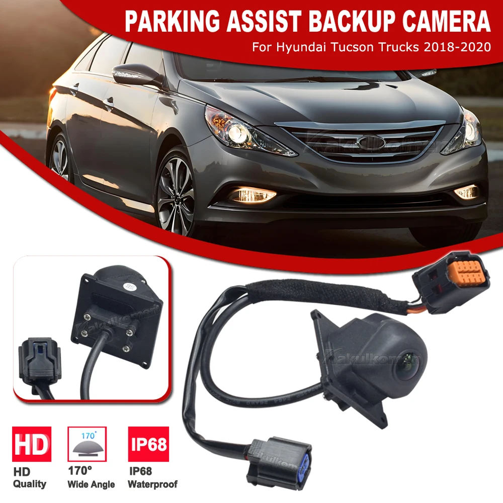 

Автомобильная камера заднего вида, резервная парковочная камера заднего вида для грузовиков Hyundai Tucson 2018-2020, OEM 95766D3700 95766 D3700 95766-D3700