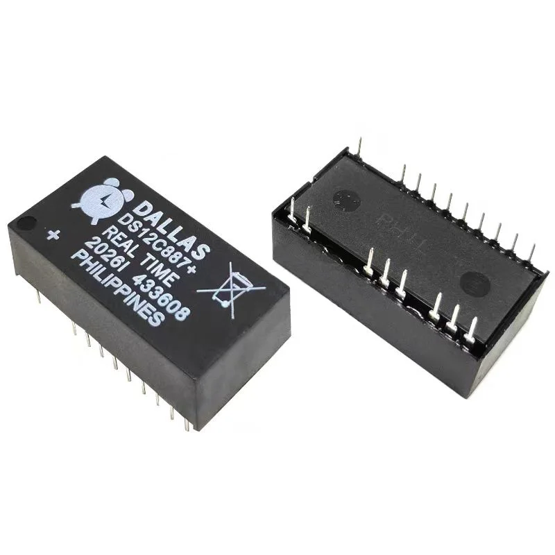 1pcs  DS12C887+ DS12C887 DS12887 DS1287 Clock Circuit/Clock/Timing DIP-18