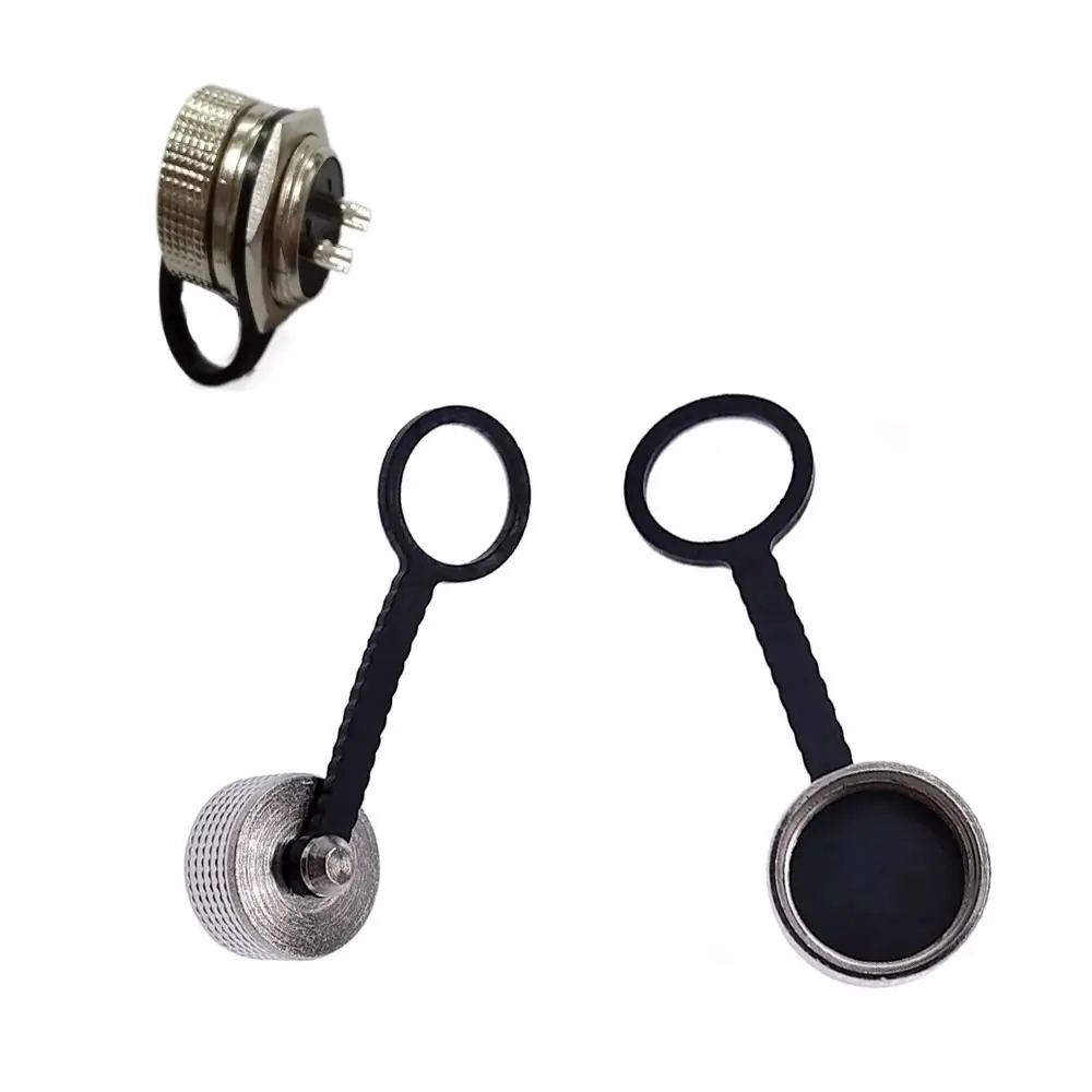 Waterproof Aviation Connector Plug Cover GX16 Rubber Circular Connector Protective Sleeve Metal Lightweight