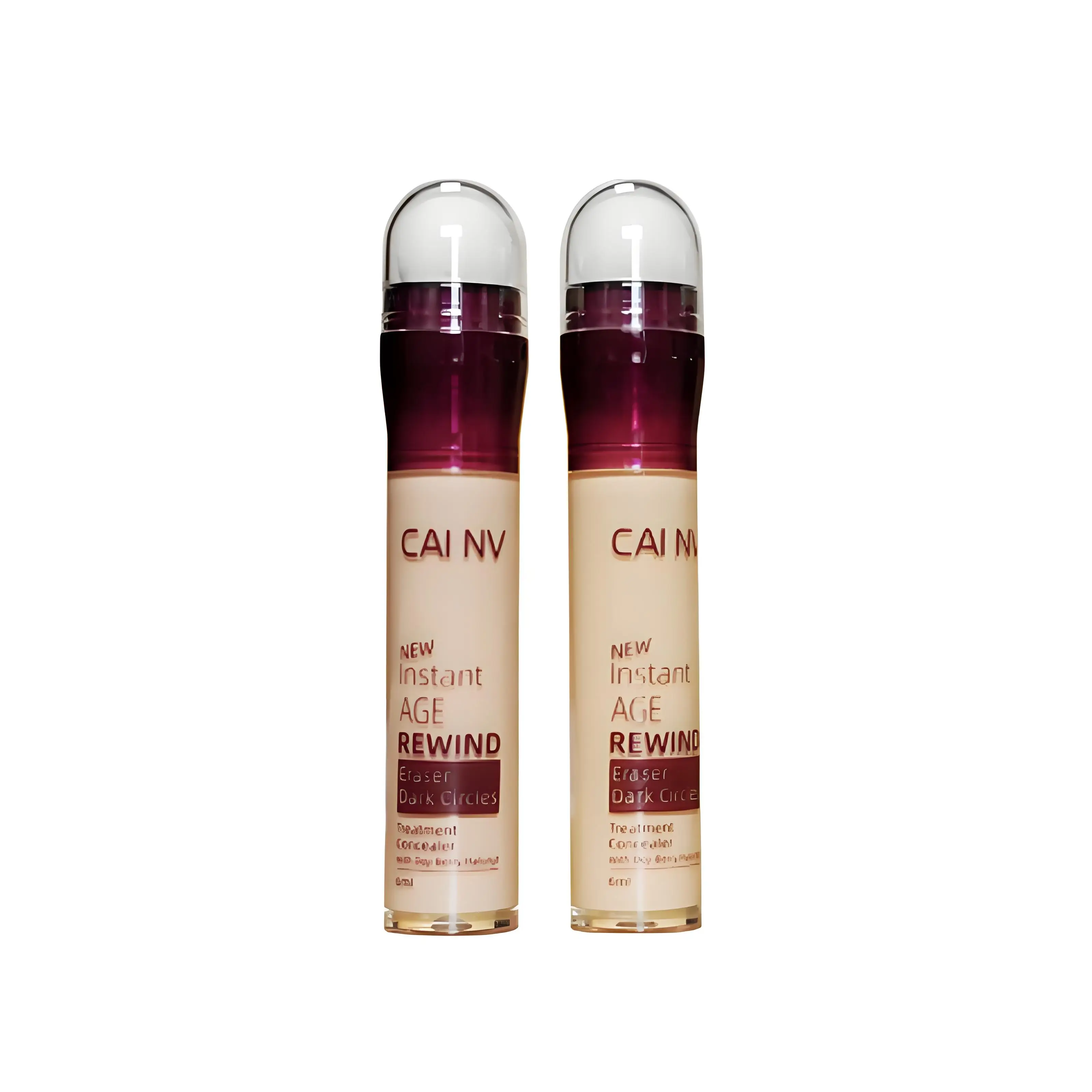 Corrector líquido de 4 colores, esponja giratoria hidratante, corrector de cabeza, base multiusos ligera de larga duración, maquillaje de 6ml