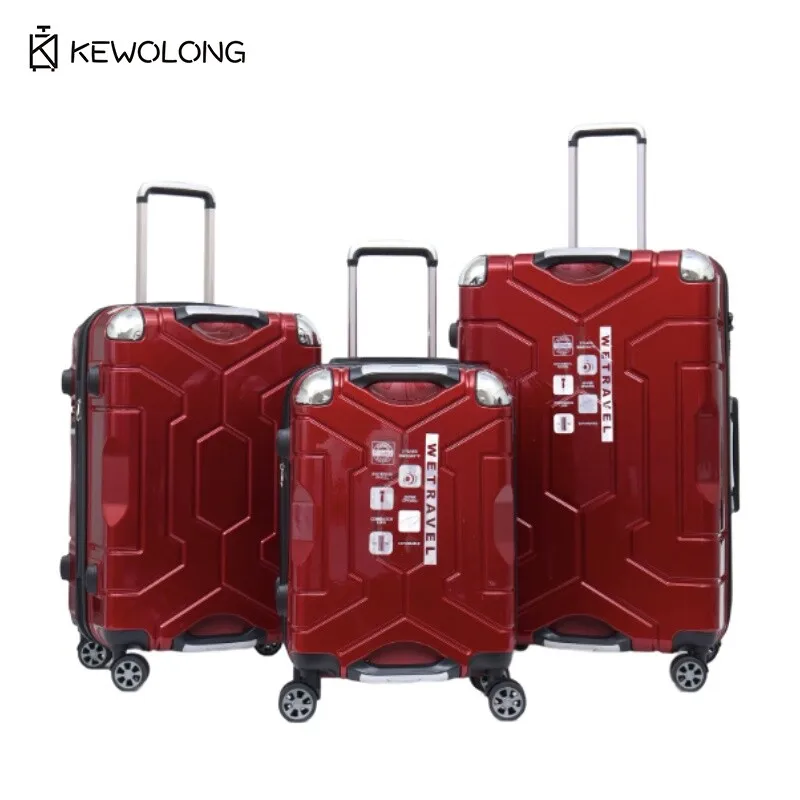 Bagaglio a mano moderno per PC da 20 e 24 pollici per viaggi d'affari - Valigia leggera dal design elegante con cerniera e ruote girevoli,