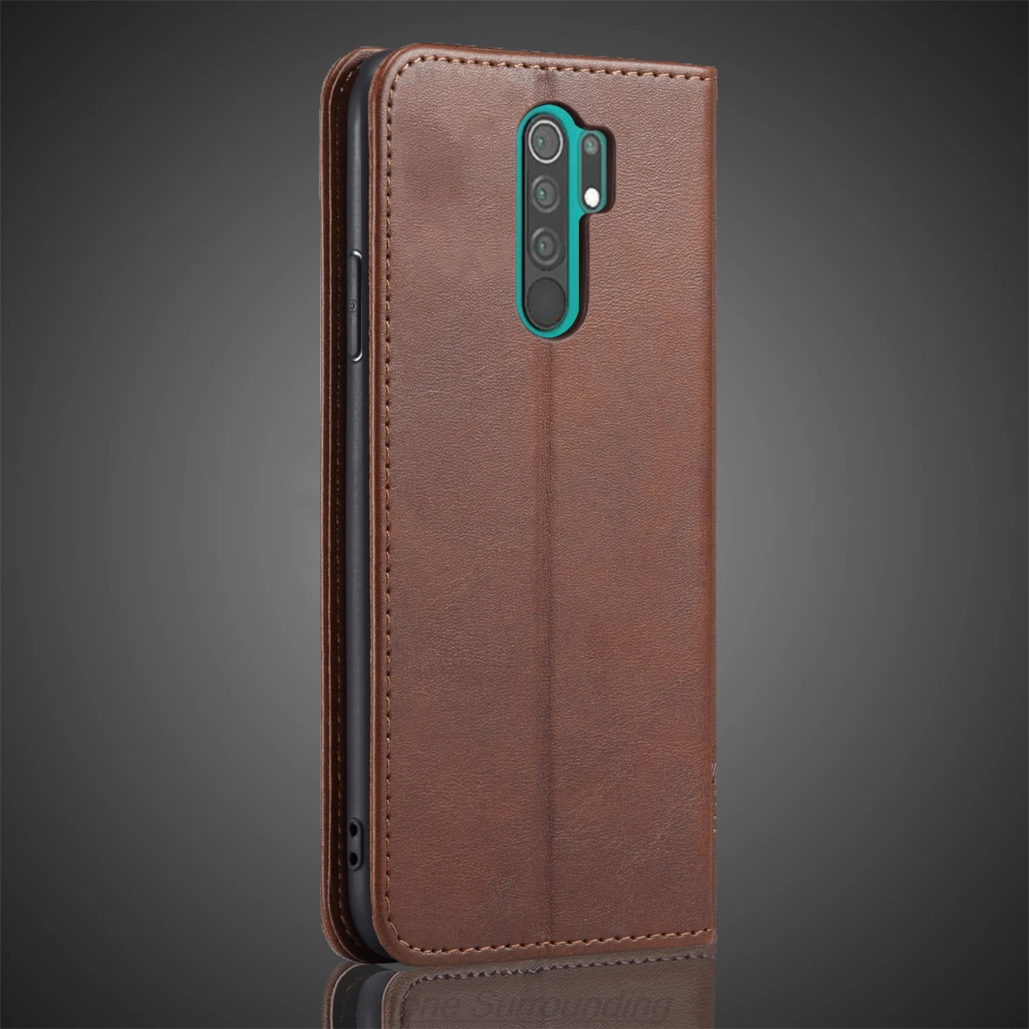 Leather Case for Xiaomi Redmi 9 Redmi9 Card Holder Holster Magnetic Attraction Cover Wallet Flip Case Capa Fundas Coque