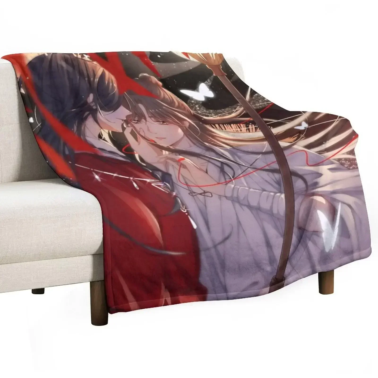 TGCF Tian guan ci fu Couple Throw Blanket Sofa Throw anime Large Blankets