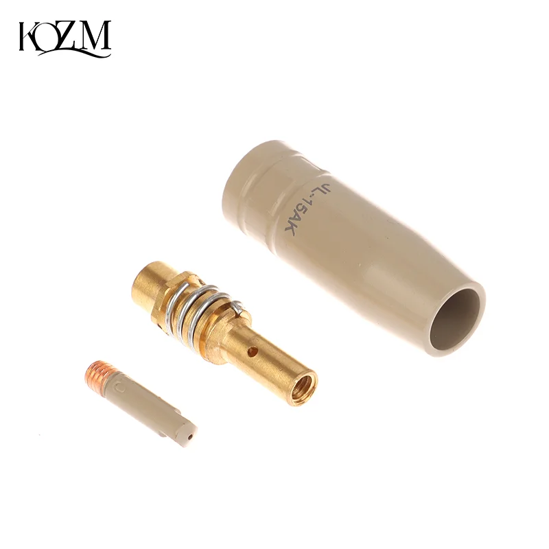 

3Pcs/Set 0.8/1.0/1.2mm MIG Torch Gas Nozzle Tip Holder Of 15AK MIG MAG Welding Torch New Coating Protection Nozzle