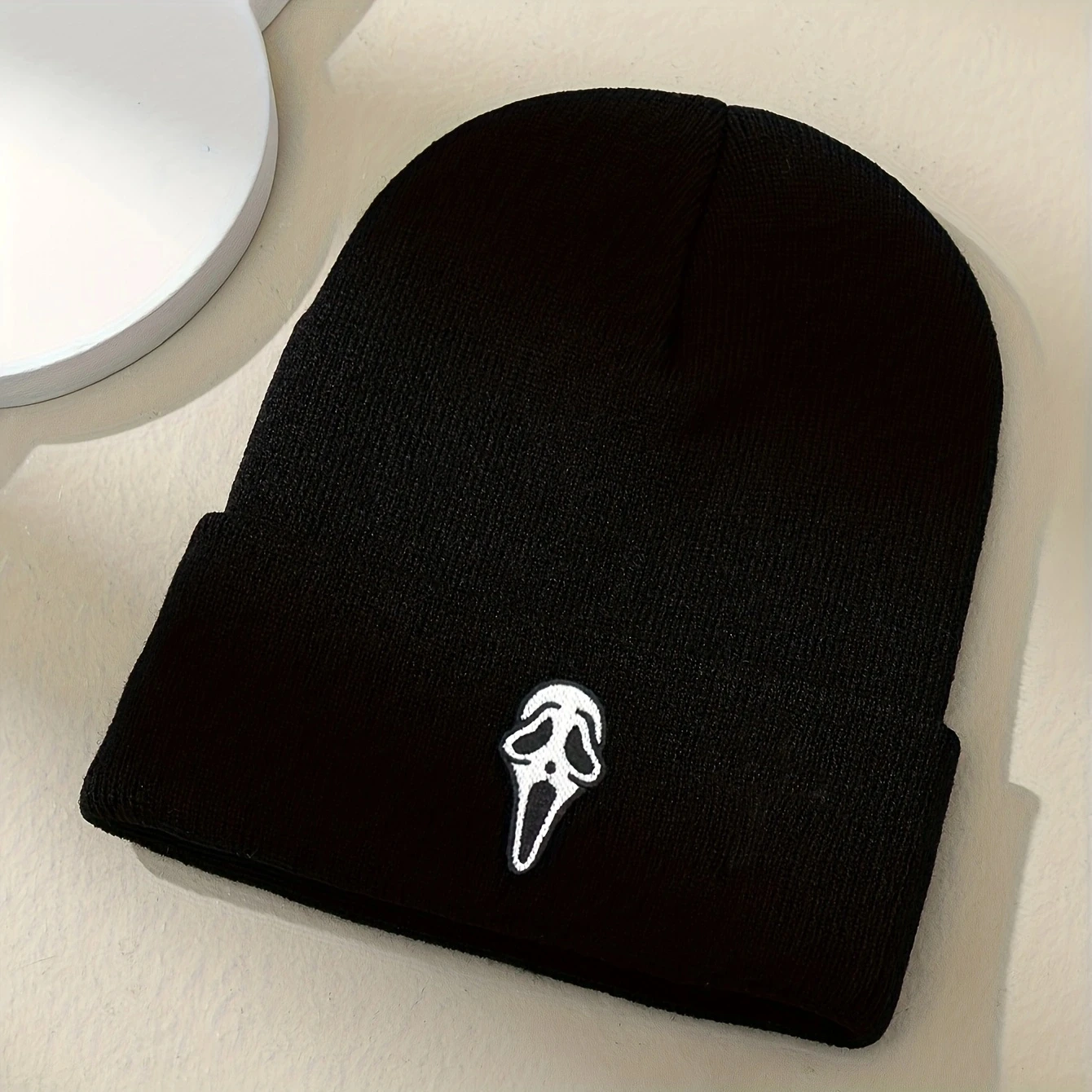 Ski caps for men and women Y2K long-mouthed skull knit hat outdoor cold casual winter warm cold hat suitable for daily commuting