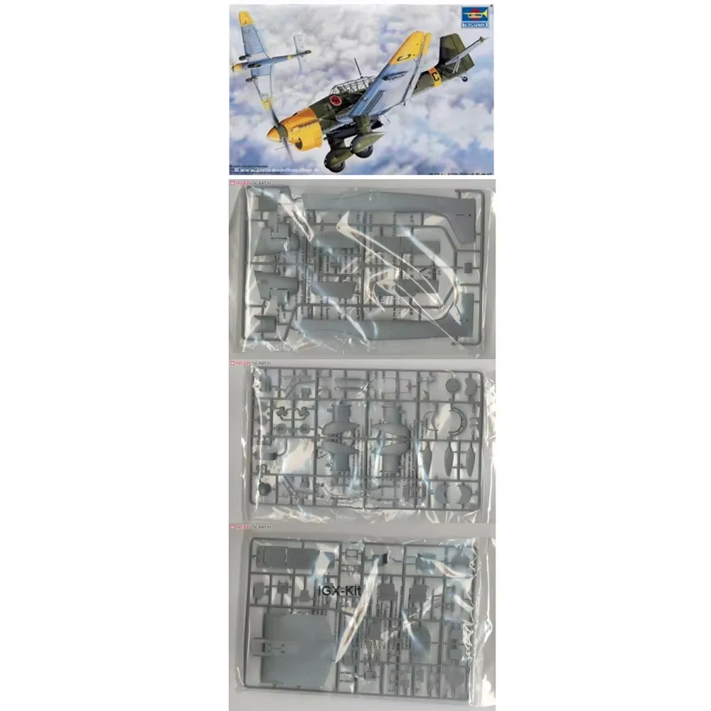

Набор для сборки пластиковой модели самолета-истребителя JU87 Ju87-2 Stuka Dive Bomber в масштабе 1:32, Trumpeter 03214