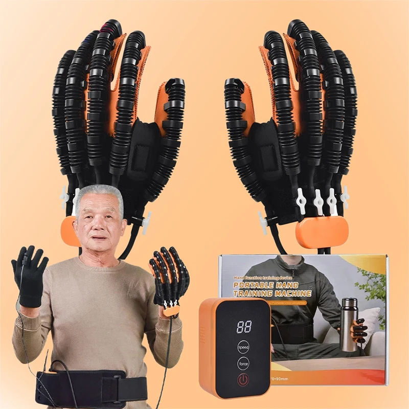 

Charging multifunctional portable intelligent stroke paralyzed cerebral infarction rehabilitation training electric massage finger movement hand function nursing recovery robot glove trainer equipment tools