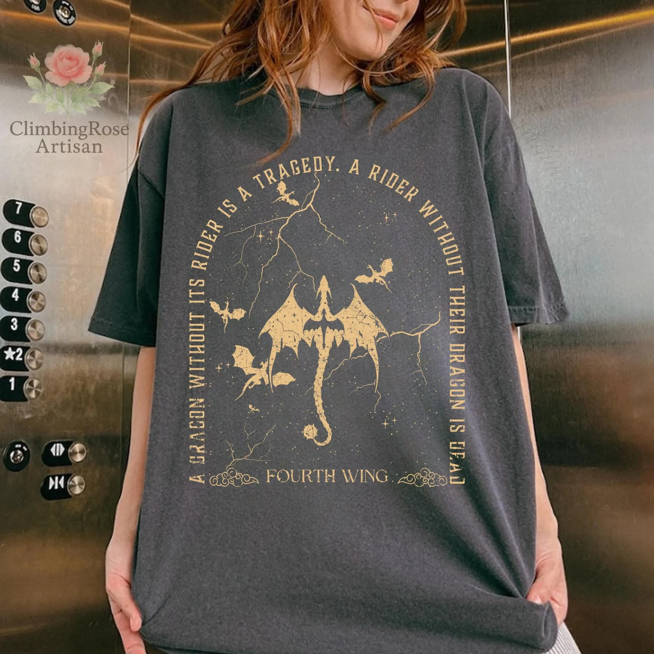 Summer Women's Vintage Fourth Wing T-Shirt Unisex Cotton and Breathable Short Sleeve Streetwear Oversized Loose Casual