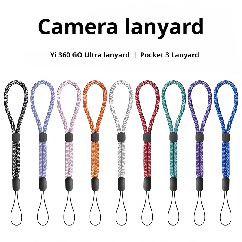 Sangle de poignet réfléchissante anti-perte pour Pocket 3/2 & Insta360 GO/Ultra, corde de sport étanche et antichoc pour caméra d'action