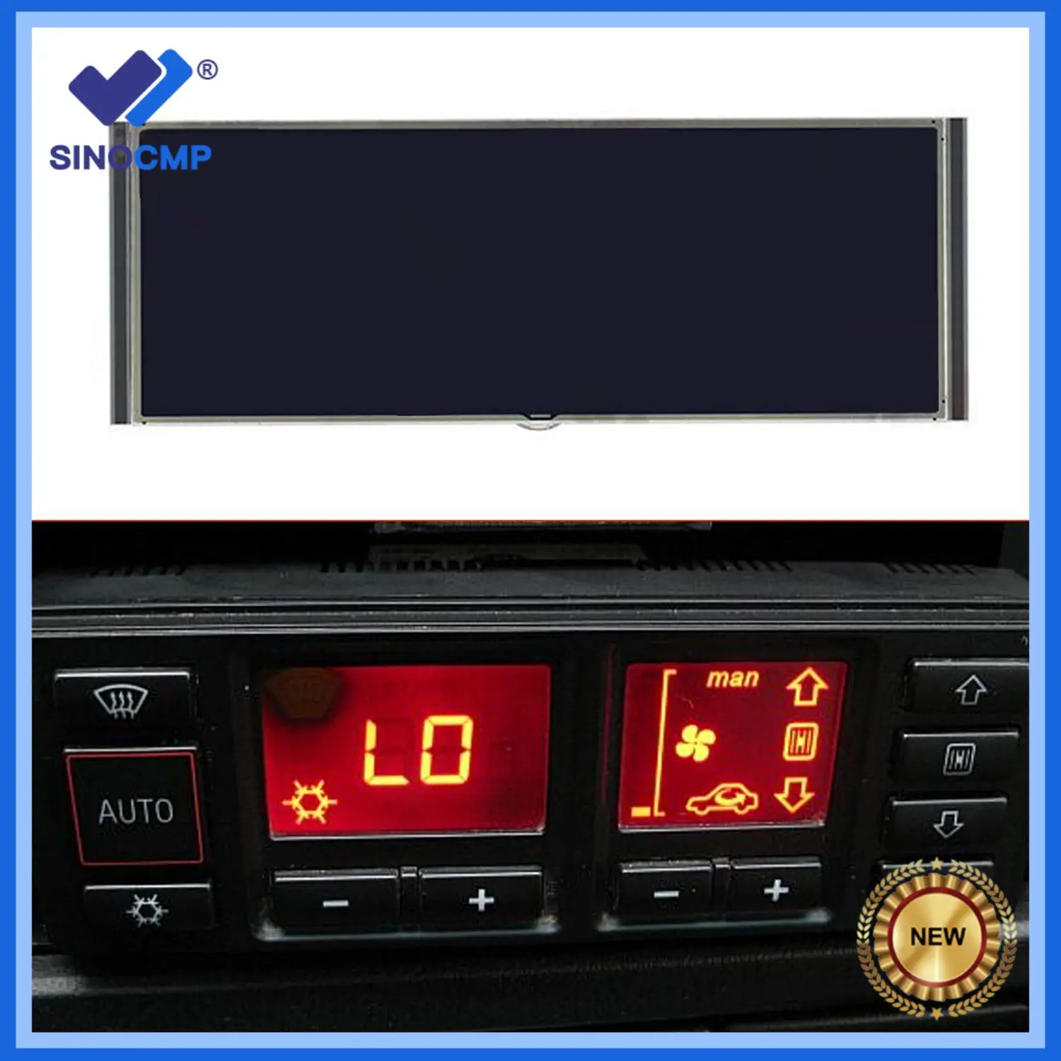 

New AC Heater Temperature Climate Control LCD Display Screen for Porsche 911 (996) Boxster 986 Auto Parts