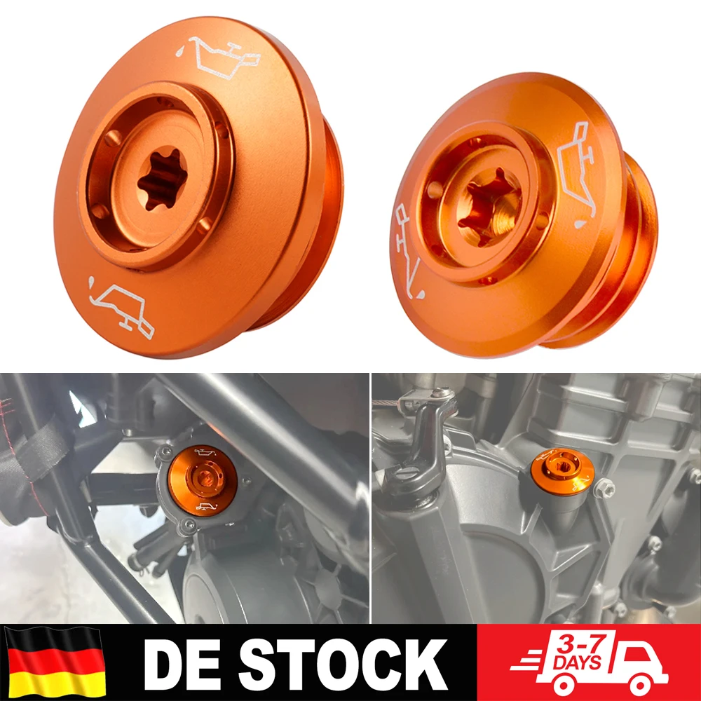 Für KTM 1290 Super Adventure R/S Öleinfüllstutzen Motorrad-Öleinfülldeckel ​ Für KTM 690 790 Duke 890 Duke R 1290 Super Duke GT/R