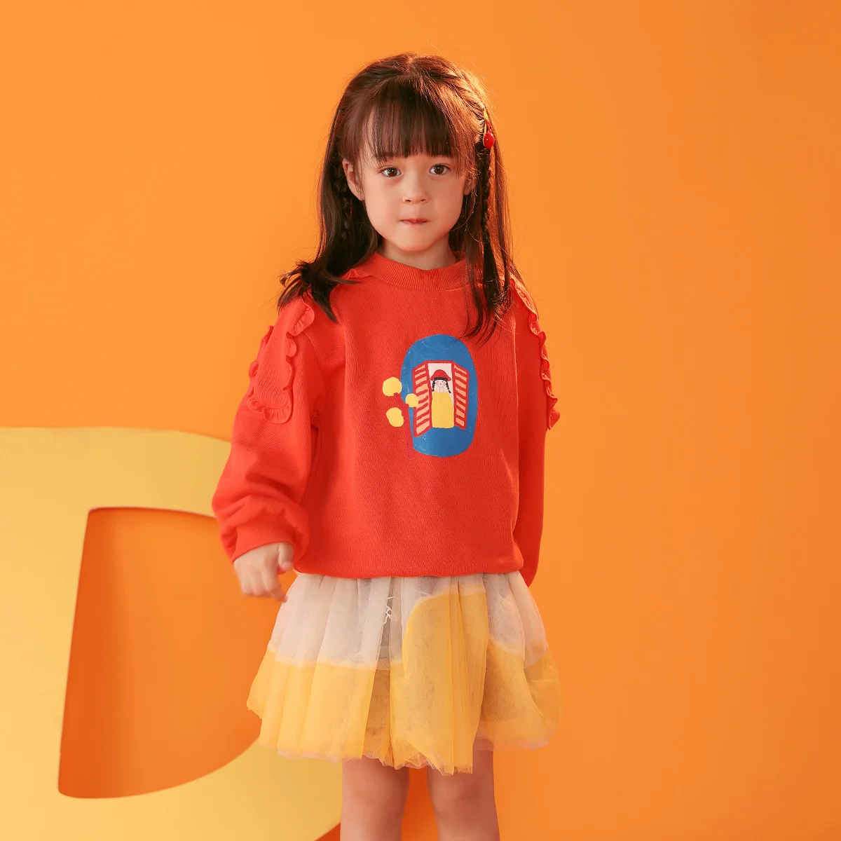 

Детская толстовка с капюшоном, на Возраст 4-10 лет, 90% см