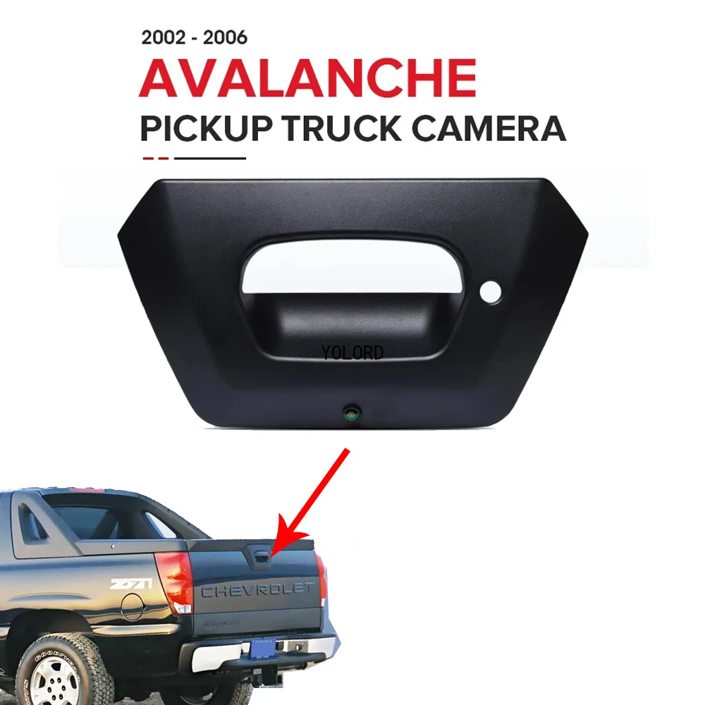 

1080P AHD Pickup Truck Backup Reversing Camera 170° Wide Angle Night Vision Waterproof for Chevrolet Avalanche 2002-2006