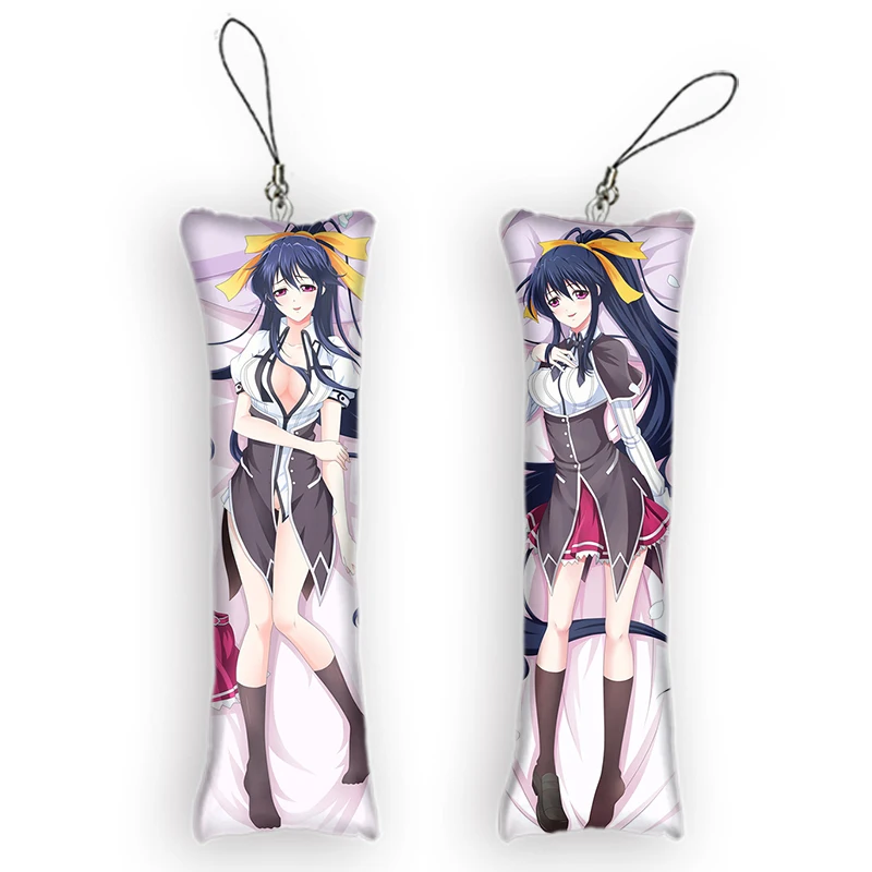 Dakimakura Keychain Mini Anime Body Key Chain Hanging Phone Pendant Cosplay Anime Keychain