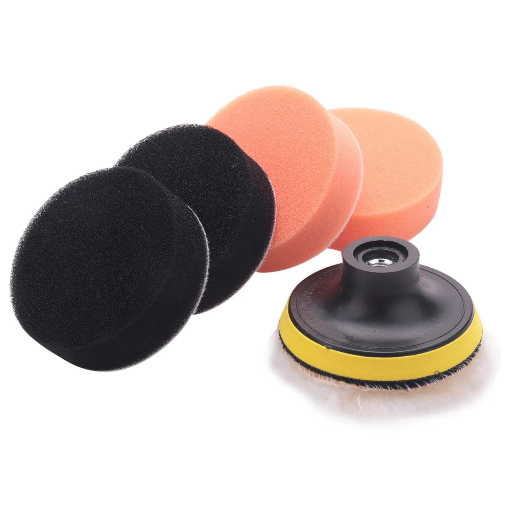 Leading-Edge-33Pcs 3 Inch Waves Buffer Polishing Pad Set For Car Polisher