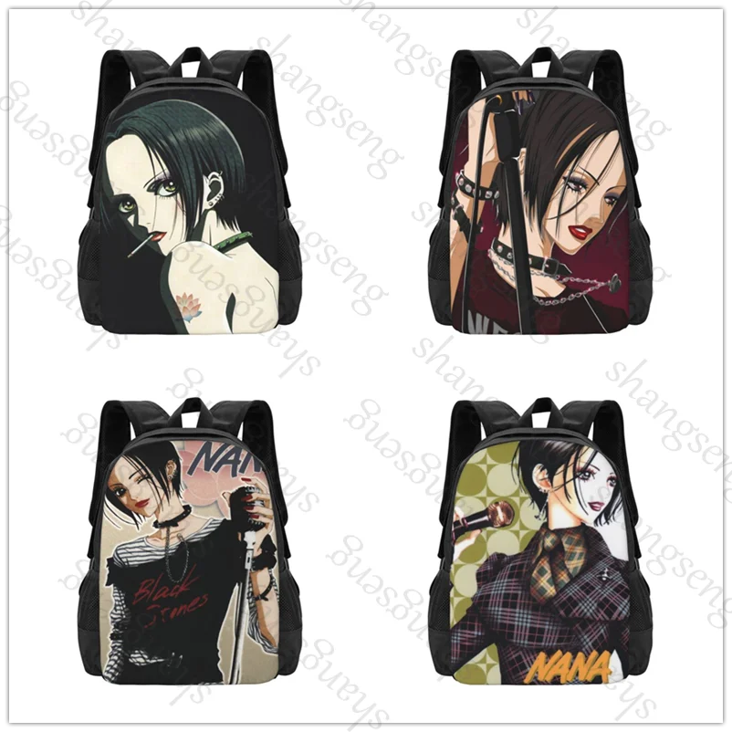 

NANA Anime Large capacity printed schoolbag boys and girls backpack teenagers students leisure travel commuter backpack