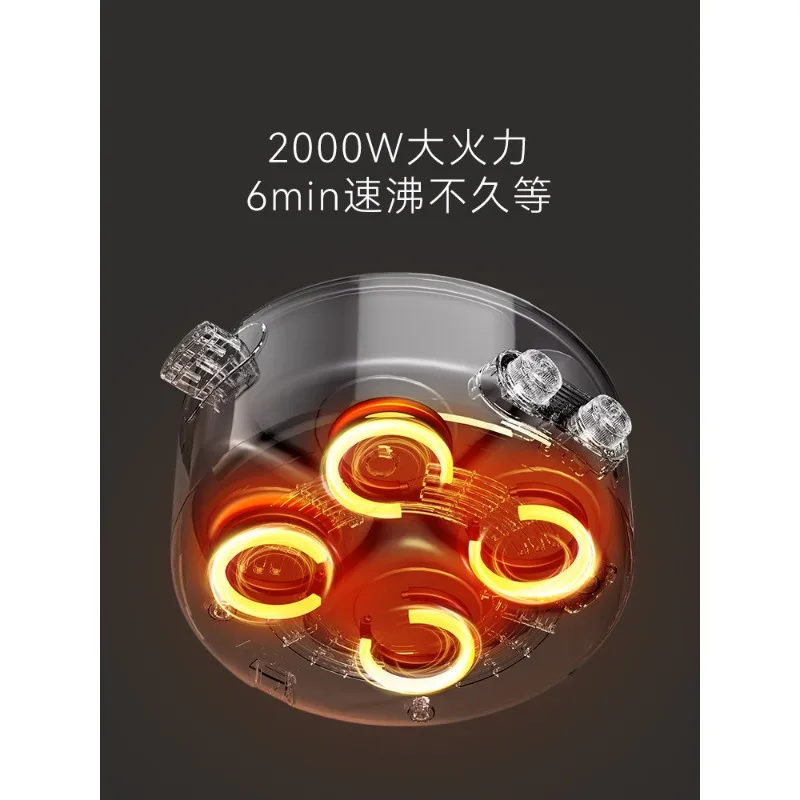 Four Grid Mandarin Duck Electric Hot Pot 6L Large‑capacity All‑in‑one Cooker For Multi‑flavor Home Dinner