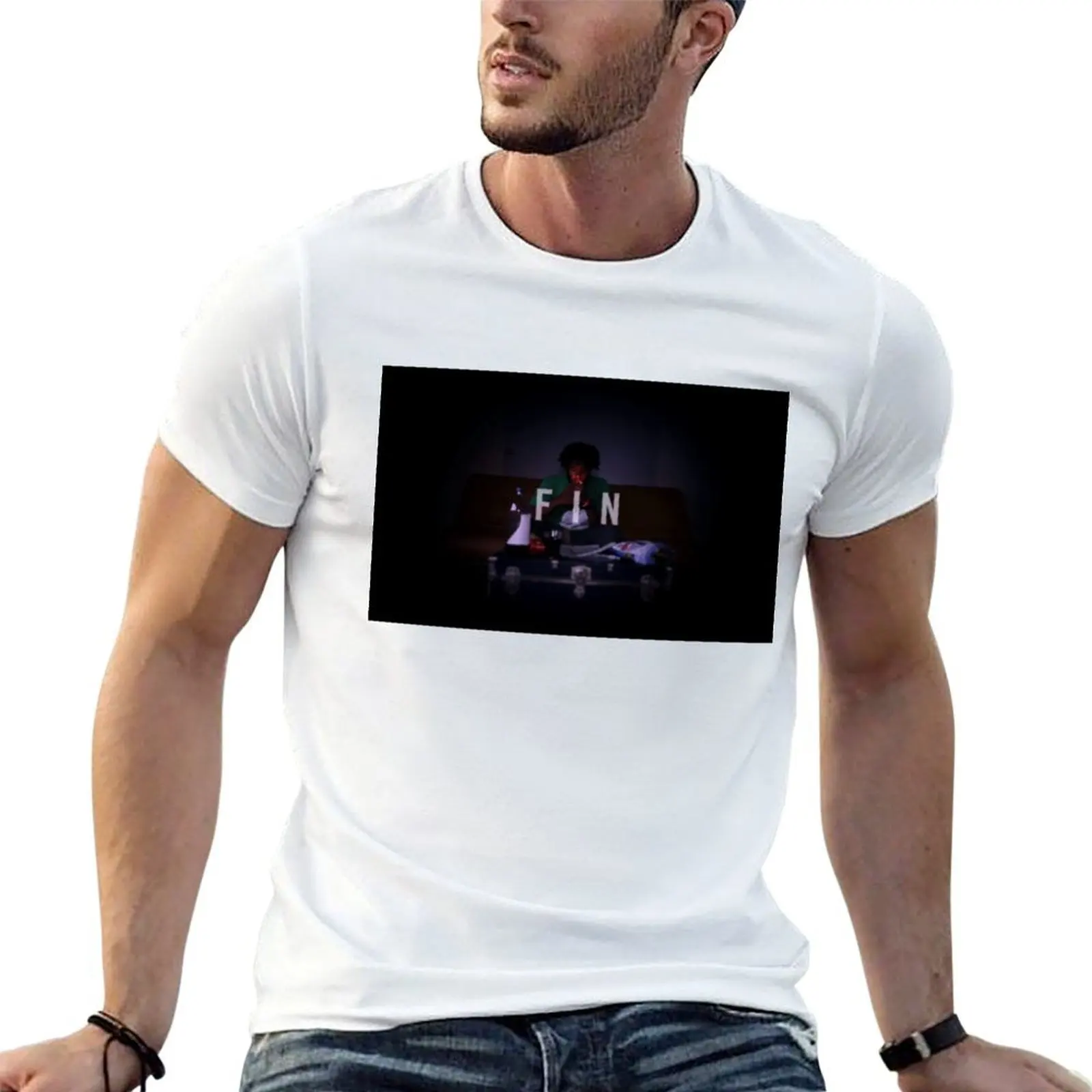 Steez Fin T-Shirt funny t shirts man t shirt men 100% cotton luxury brand cotton tshirt 100% T-shirt
