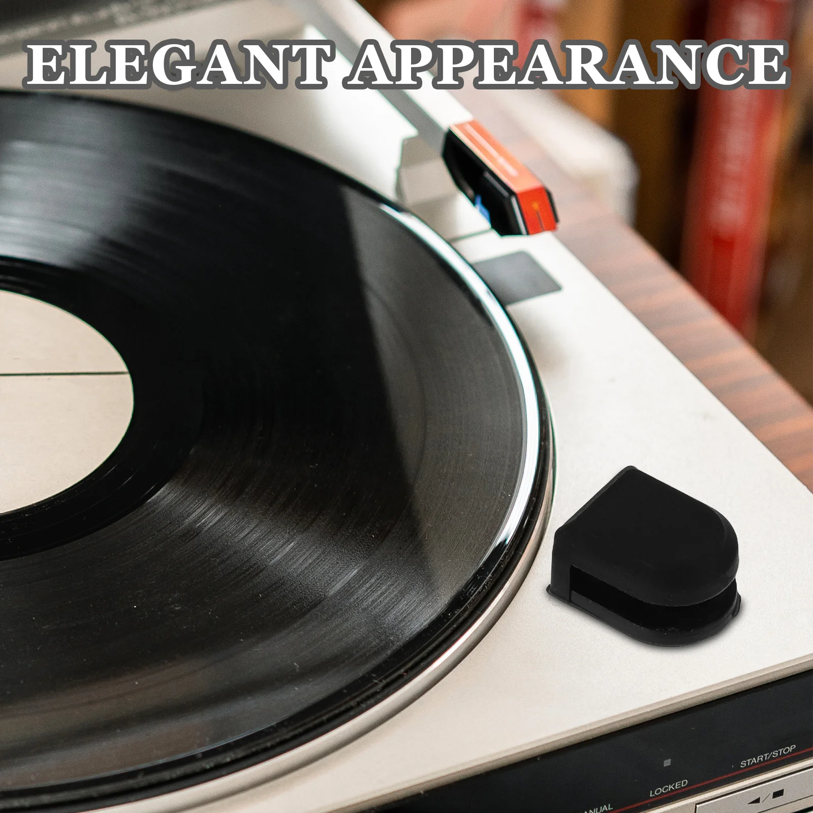 2Pcs Silicone Shock Absorbing Pads Turntable Record Player Isolation Feet Anti Collision Mat Vinyl Audio Isolation Pads