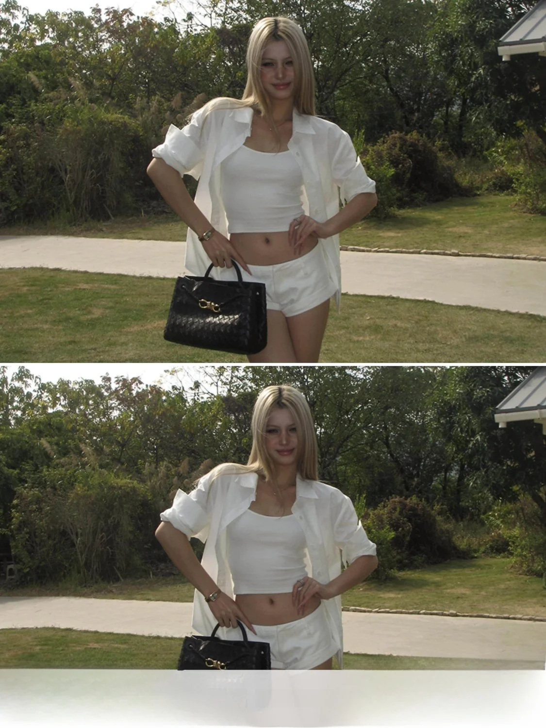 

Женская льняная рубашка Audwyn ручной работы с коротким рукавом, свободного кроя, базовая повседневная, с кубинским воротником, в уличном стиле, летняя, модная, премиум-класса