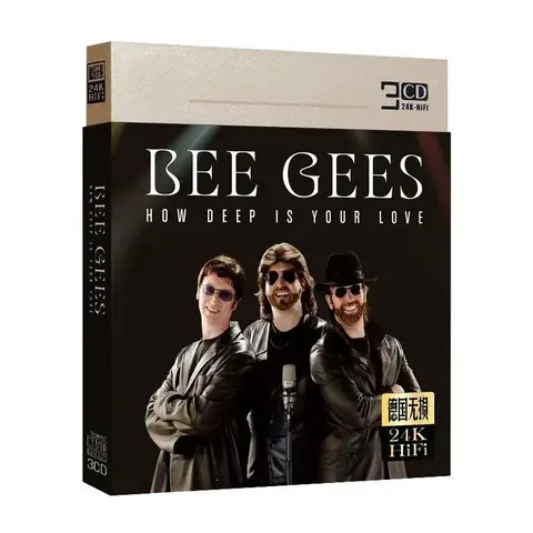BGS Bee Gees Robin Gibb Music CD Greatest Hits Album Stavin Alive 3pcs Music Record Cosplay Walkman Soundtracks Box Party Music