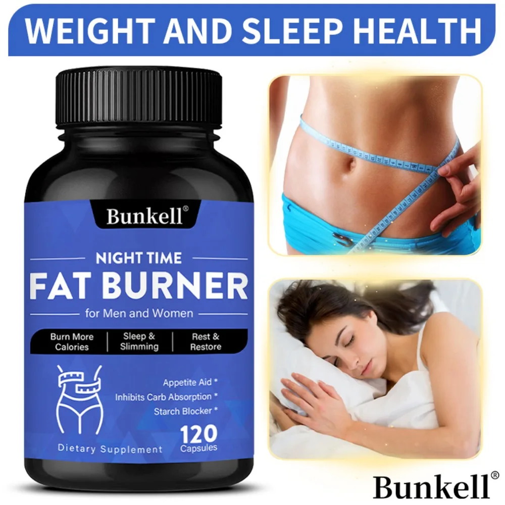 Fat Burner Capsules - Supports Nighttime Fat Burning and Promotes Healthy Sleep
