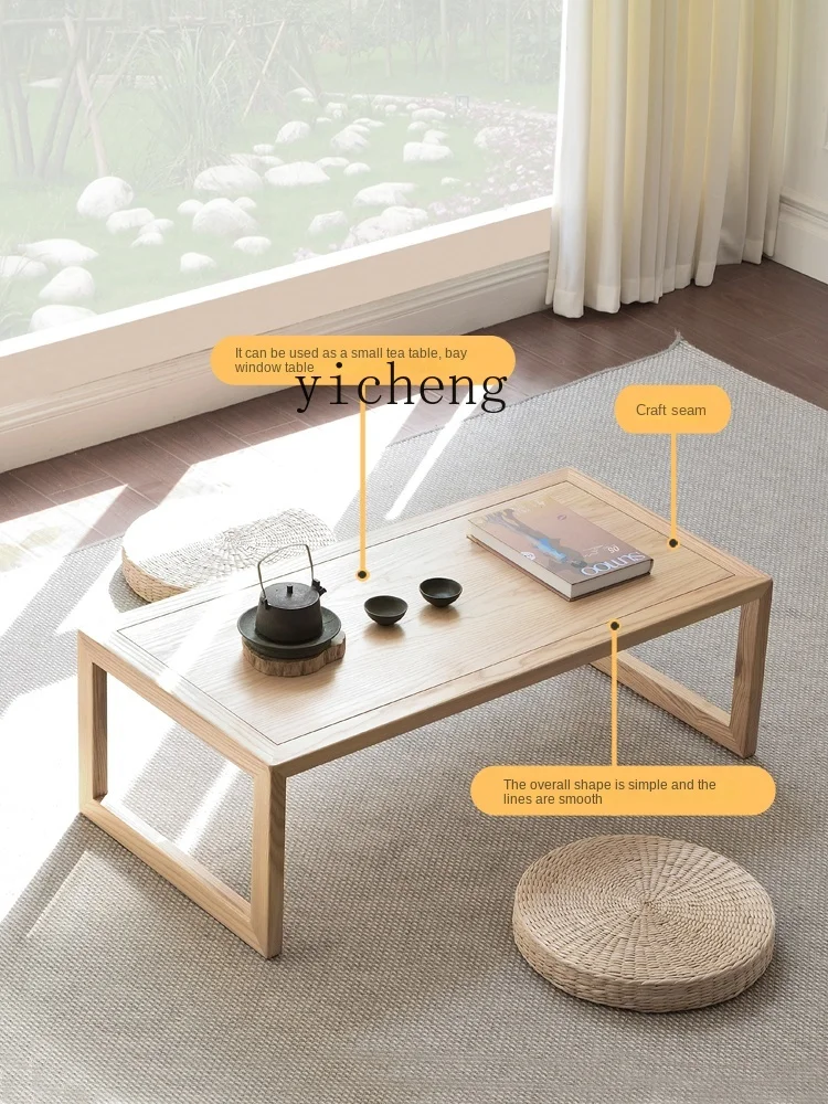 TQH Zen ash bay window small table tatami table tea table Kang several small square tables