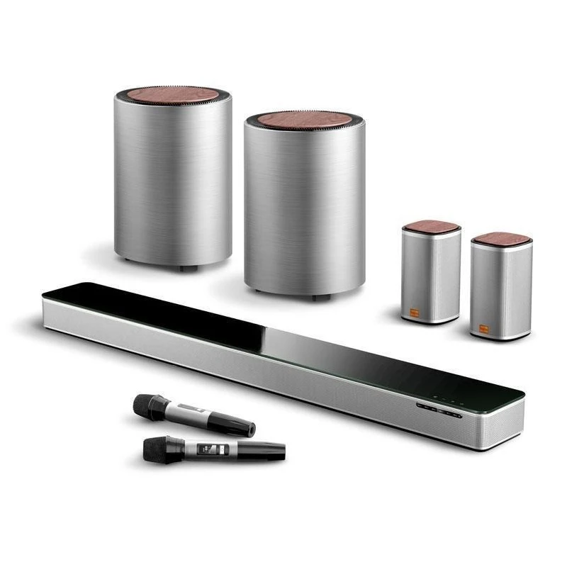 Home Living Room TV Whispering Wall Audio Bluetooth Karaoke 5.1 Dolby Wireless Surround Speaker