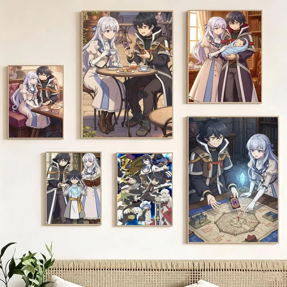 Anime Infinite Gacha Poster Pegatina artistica HD autoadhesiva impermeable para salon dormitorio