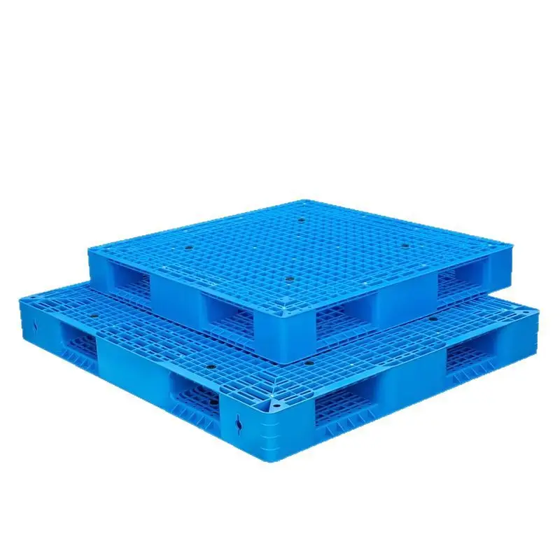 

Double-sided mesh plastic pallet logistics forklift pad warehouse stacking thickened pallet