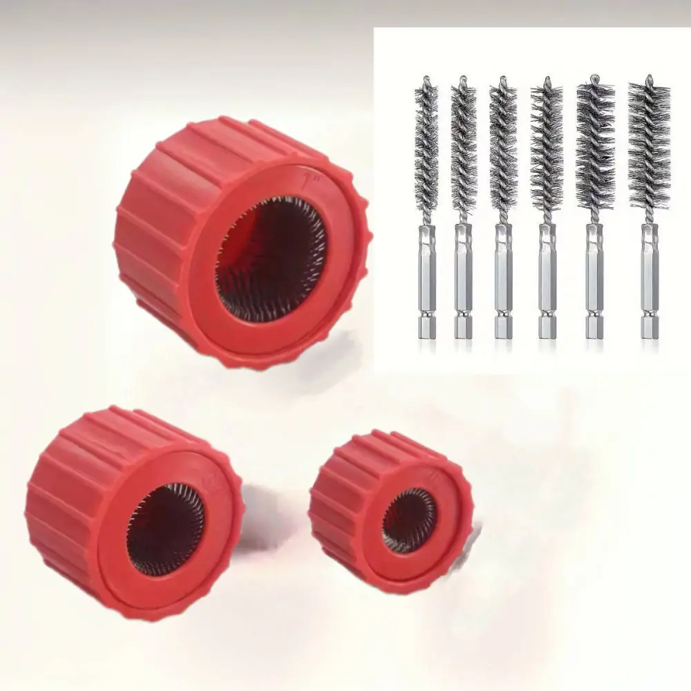 Stainless Steel Wire Cleaning Brush Bore Pipe Scrubber For Rust Removal Polishing Grinding Hand Tools For For Zhiwei