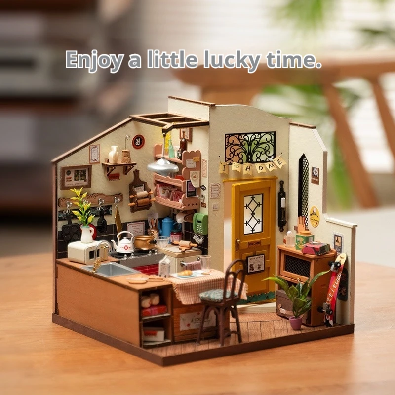 Diy Miniature ประกอบ Small House Beka เบเกอรี่ดอกไม้ Handmade ของเล่น Creation ของขวัญวันเกิดสําหรับเด็กบล็อกอาคาร