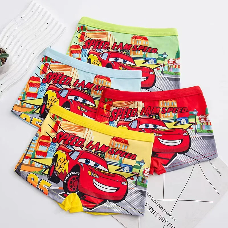 Lighting Mcqueen Decor - 4 Pack Boys Cartoon Race Car