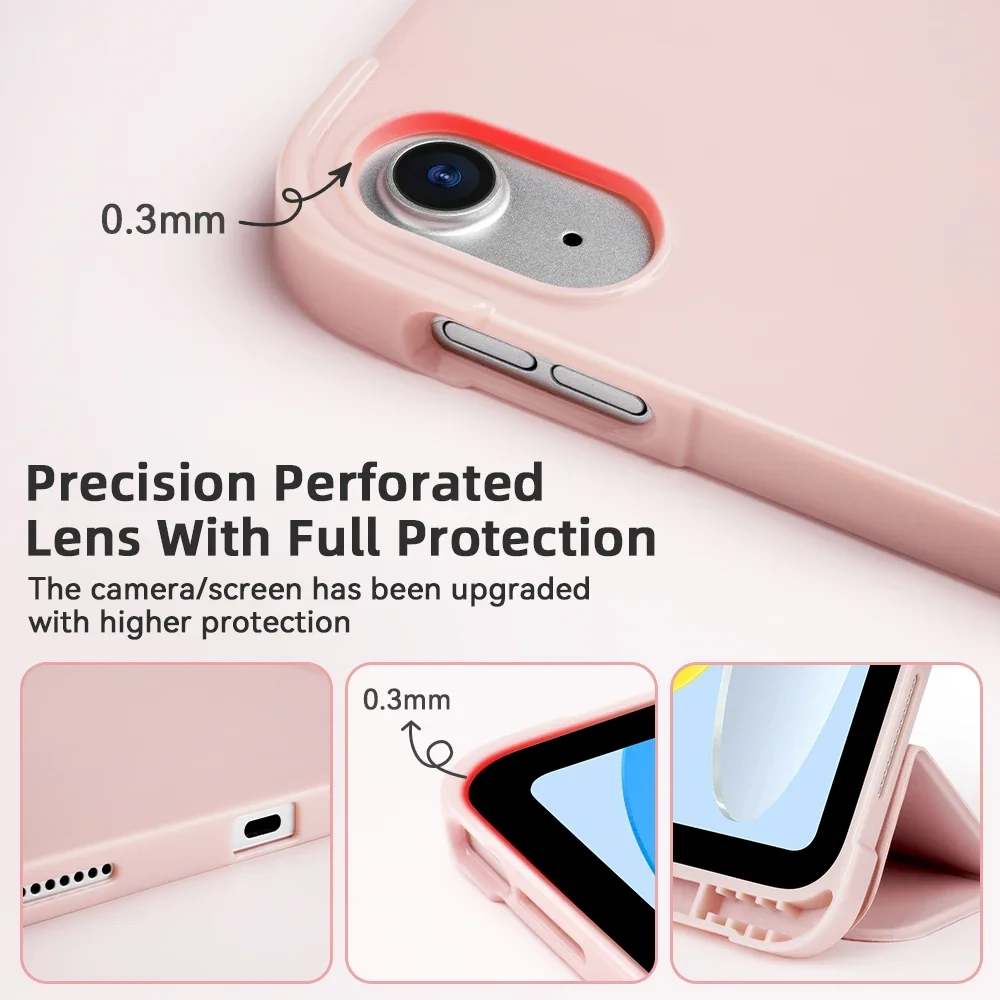 Nowe etui 2026 do iPad Air 11 M4 M3 2025 2024 Air4/5 10.9 2022 z uchwytem na rysik, inteligentna obudowa do iPada 10. i 11. generacji A16 — zdjęcie produktu 5