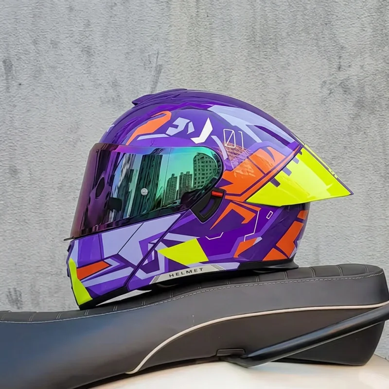 2026 New DOT Certified Modular Flip-Up Full Face Motorcycle Helmet Unisex For Adult ABS Dual Lens Visor Motorbike Sports Helmet