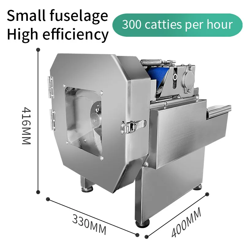 Wielofunkcyjna maszyna do cięcia warzyw stołówka komercyjna do krojenia porów cebulowych automatyczna mała krajalnica do krojenia pieprzu