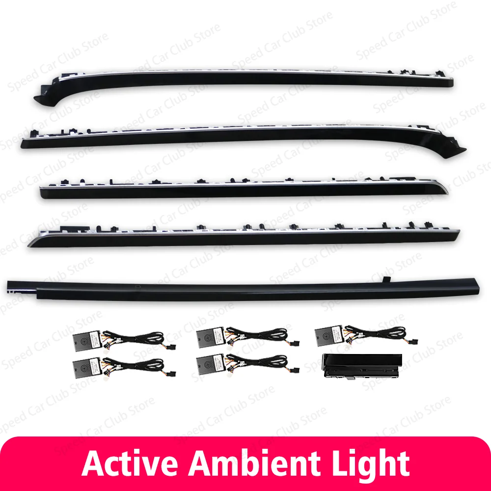 64 Colors New LED Ambient Light For Mercedes Benz 2021+ W223 S-Class S450L S480 S500L Car Speaker Roof Reading Light