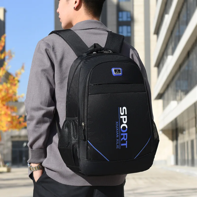 

Fashion Large-capacity Student Schoolbag Backpack Men's New Business Travel Unisex Backpacks 15.6 Inch Casual Laptop Bag mochila