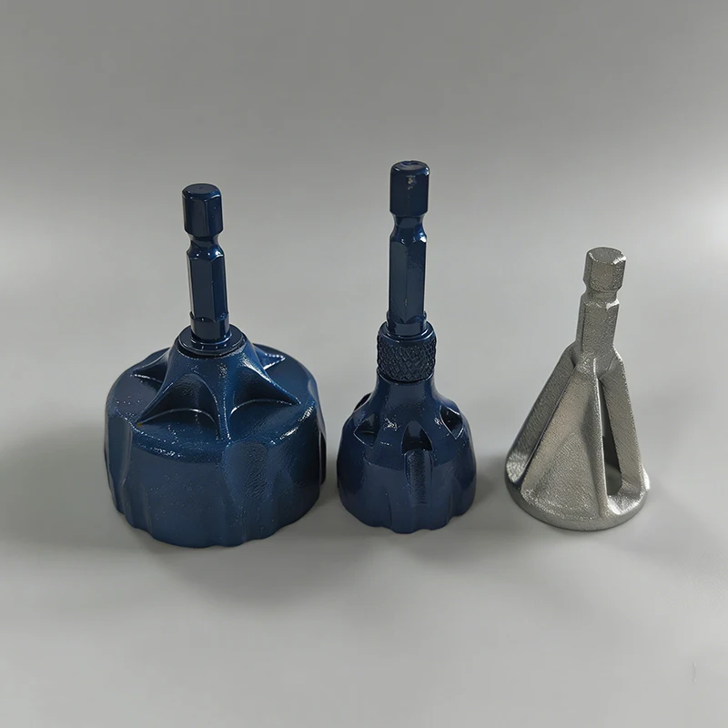 

Инструмент для снятия внешних фасок, 3-лезвийная насадка для обрезки металла, инструмент для снятия фасок с болтов и винтов