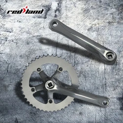 44/46T single speed silver steel aluminum alloy chainwheel for road bike MTB bicycle