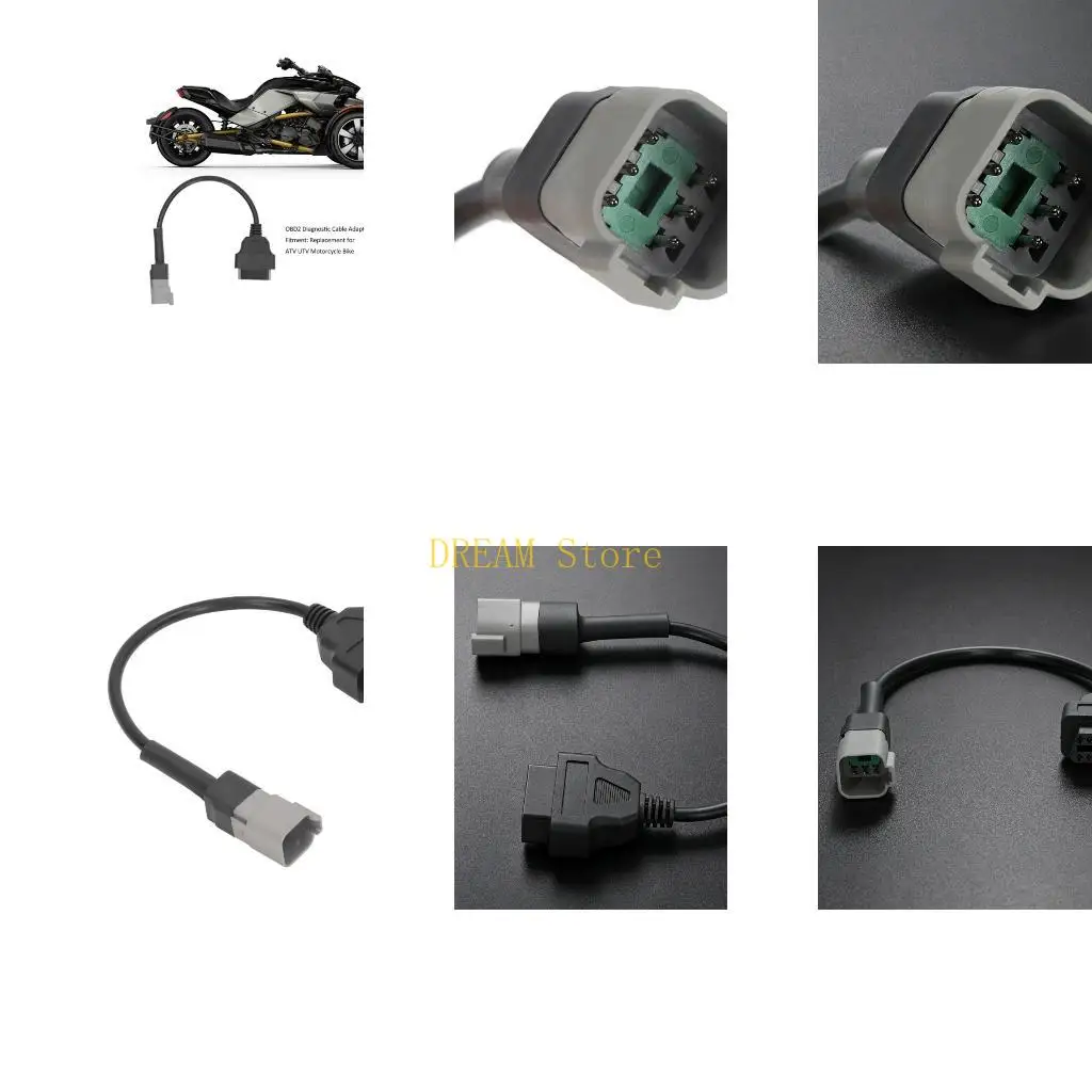 6 Pin Pin Tool Cable for Vehicle OBD2 Port Checks Daily Maintenance Best Sale