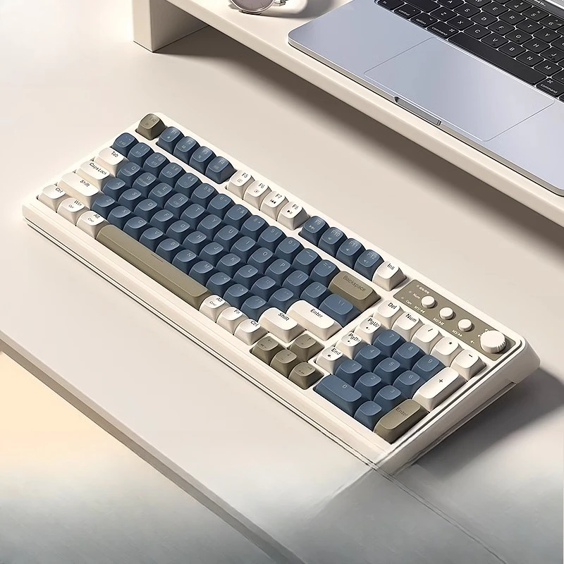 

Wireless Bluetooth keyboard, mechanical feel laptop office e-sports game wired F high value